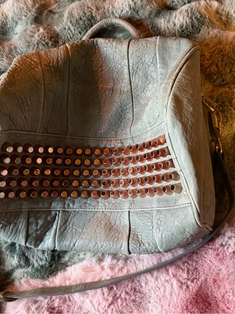 Alexander Wang Sea-foam Green Rocco/Rose Gold hardware - Picture 3 of 13